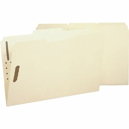 Business Source Fastener Folder, w/2-Ply Tab, 2 Fstnr, 1/3 Tab, Lgl, MA, 50PK BSN17231